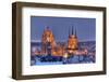 Germany, Thuringia, Erfurt, Domplatz, Severichurch-Harald Schšn-Framed Photographic Print