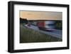 Germany, Thuringia, Highway A9 Close 'Lederhose', Truck and Car in Motion Blur at Sundown-Andreas Vitting-Framed Photographic Print