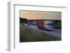 Germany, Thuringia, Highway A9 Close 'Lederhose', Truck and Car in Motion Blur at Sundown-Andreas Vitting-Framed Photographic Print