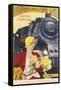 Germany Travel Poster-null-Framed Stretched Canvas