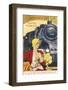 Germany Travel Poster-null-Framed Photographic Print