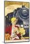 Germany Travel Poster-null-Mounted Photographic Print