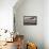 Germany - View of a Zeppelin Blimp over Grazing Sheep-Lantern Press-Framed Stretched Canvas displayed on a wall