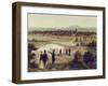 Germany, View of Bayreuth in 1860 by J. Konitzer-null-Framed Giclee Print