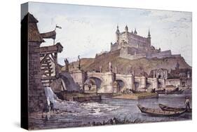 Germany, View of Wurzburg, 1835-null-Stretched Canvas
