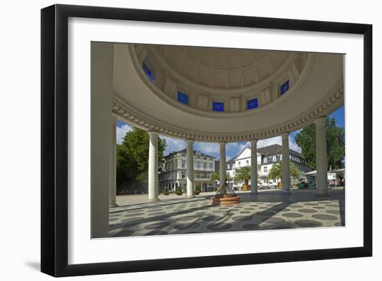 Germany, Weser Hills, Lower Saxony, Bad Pyrmont, Covered Walk-Chris Seba-Framed Photographic Print