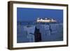 Germany, Western Pomerania, Island Usedom, Seaside Resort Ahlbeck, Pier, Evening-Chris Seba-Framed Photographic Print