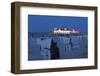 Germany, Western Pomerania, Island Usedom, Seaside Resort Ahlbeck, Pier, Evening-Chris Seba-Framed Photographic Print