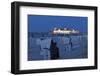 Germany, Western Pomerania, Island Usedom, Seaside Resort Ahlbeck, Pier, Evening-Chris Seba-Framed Photographic Print