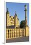 Germany, Western Pomerania, Schwerin Palace, Evening Sun-Chris Seba-Framed Premium Photographic Print