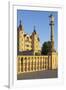Germany, Western Pomerania, Schwerin Palace, Evening Sun-Chris Seba-Framed Premium Photographic Print