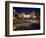 Germany, Wetzlar, Night Lighting, Lahn Wehr-K. Schlierbach-Framed Photographic Print