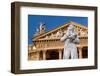 Germany, Wiesbaden, Hessian State Theatre, Schiller Monument-Catharina Lux-Framed Photographic Print