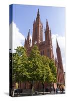 Germany, Wiesbaden, Market Church, Nassau State Cathedral-Catharina Lux-Stretched Canvas