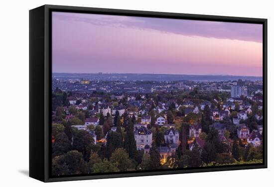 Germany, Wiesbaden, View from the Neroberg-Catharina Lux-Framed Stretched Canvas