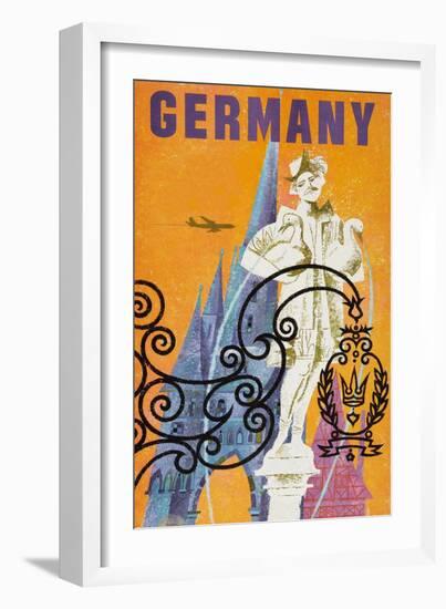 Germany-David Klein-Framed Art Print