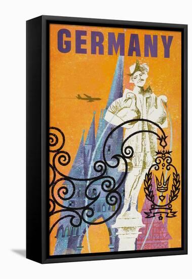 Germany-David Klein-Framed Stretched Canvas