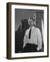 Germaqn Scientist Wernher Von Braun Posing for a Picture-null-Framed Photographic Print