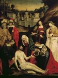 Lamentation over Dead Christ-Gerolamo Giovenone-Stretched Canvas