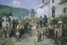 The Departure of the 1866 Conscripts-Gerolamo Induno-Giclee Print