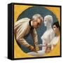 Gerome and Tanagra-Jean Leon Gerome-Framed Stretched Canvas