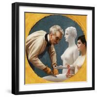 Gerome and Tanagra-Jean Leon Gerome-Framed Giclee Print