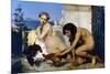 Gerome: Cockfight, 1846-Jean Leon Gerome-Mounted Giclee Print