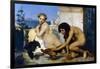 Gerome: Cockfight, 1846-Jean Leon Gerome-Framed Giclee Print