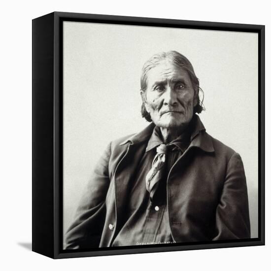 Geronimo (1829-1909)-Adolph F^ Muhr-Framed Stretched Canvas
