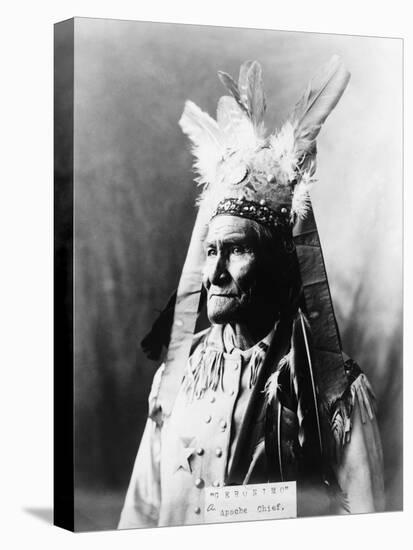 Geronimo (1829-1909)-Warren Mack Oliver-Stretched Canvas