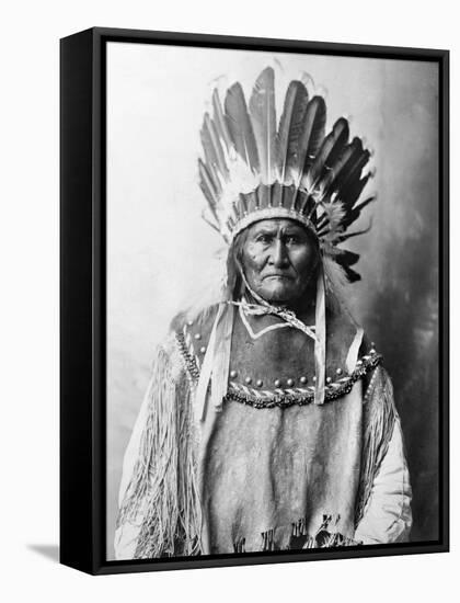 Geronimo (1829-1909)-Aaron Canady-Framed Stretched Canvas