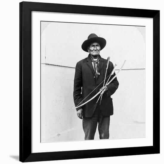 Geronimo (1829-1909)-William Herman Rau-Framed Photographic Print