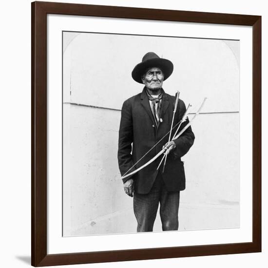 Geronimo (1829-1909)-William Herman Rau-Framed Photographic Print