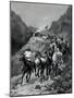 Geronimo and His Band Returning from a Raid into Mexico-Frederic Remington-Mounted Giclee Print