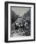 Geronimo and His Band Returning from a Raid into Mexico-Frederic Remington-Framed Giclee Print