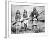 Geronimo and Three of His Apache Warriors, 1886-null-Framed Photographic Print