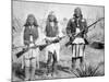 Geronimo and Three of His Apache Warriors, 1886-null-Mounted Photographic Print