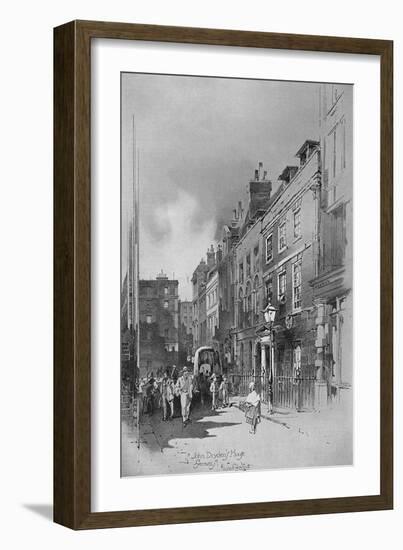 Gerrard Street, London, 1901-Herbert Railton-Framed Art Print