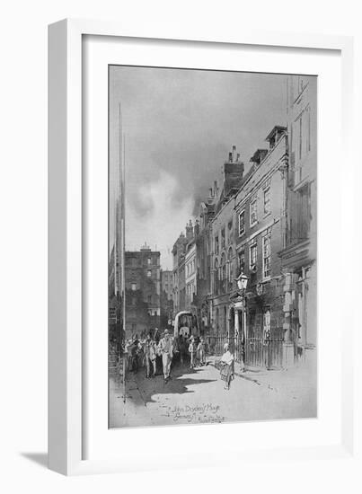 Gerrard Street, London, 1901-Herbert Railton-Framed Art Print