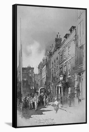 Gerrard Street, London, 1901-Herbert Railton-Framed Stretched Canvas