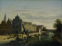 View the Waag at the Spaarne in Haarlem-Gerrit Adriaensz Berckheyde-Art Print