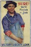 "Sure! We'll Finish the Job", 1918-Gerrit Albertus Beneker-Framed Giclee Print