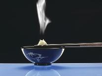 Steaming Rice and Chop Sticks-Gerrit Buntrock-Photographic Print