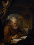 Portrait of the Artist at His Easel in His Studio-Gerrit Dou-Giclee Print