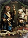 Portrait of the Artist at His Easel in His Studio-Gerrit Dou-Giclee Print