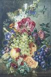 Fruit and Flowers-Gerrit Jan Van Leeuwen-Stretched Canvas