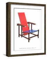 Gerrit Reitveld Red-Blue Chair-null-Framed Art Print