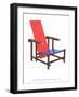 Gerrit Reitveld Red-Blue Chair-null-Framed Art Print