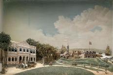 Diorama of Government Square in Paramaribo-Gerrit Schouten-Stretched Canvas