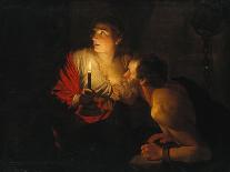Christ Before Caiaphas-Gerrit van Honthorst-Laminated Giclee Print